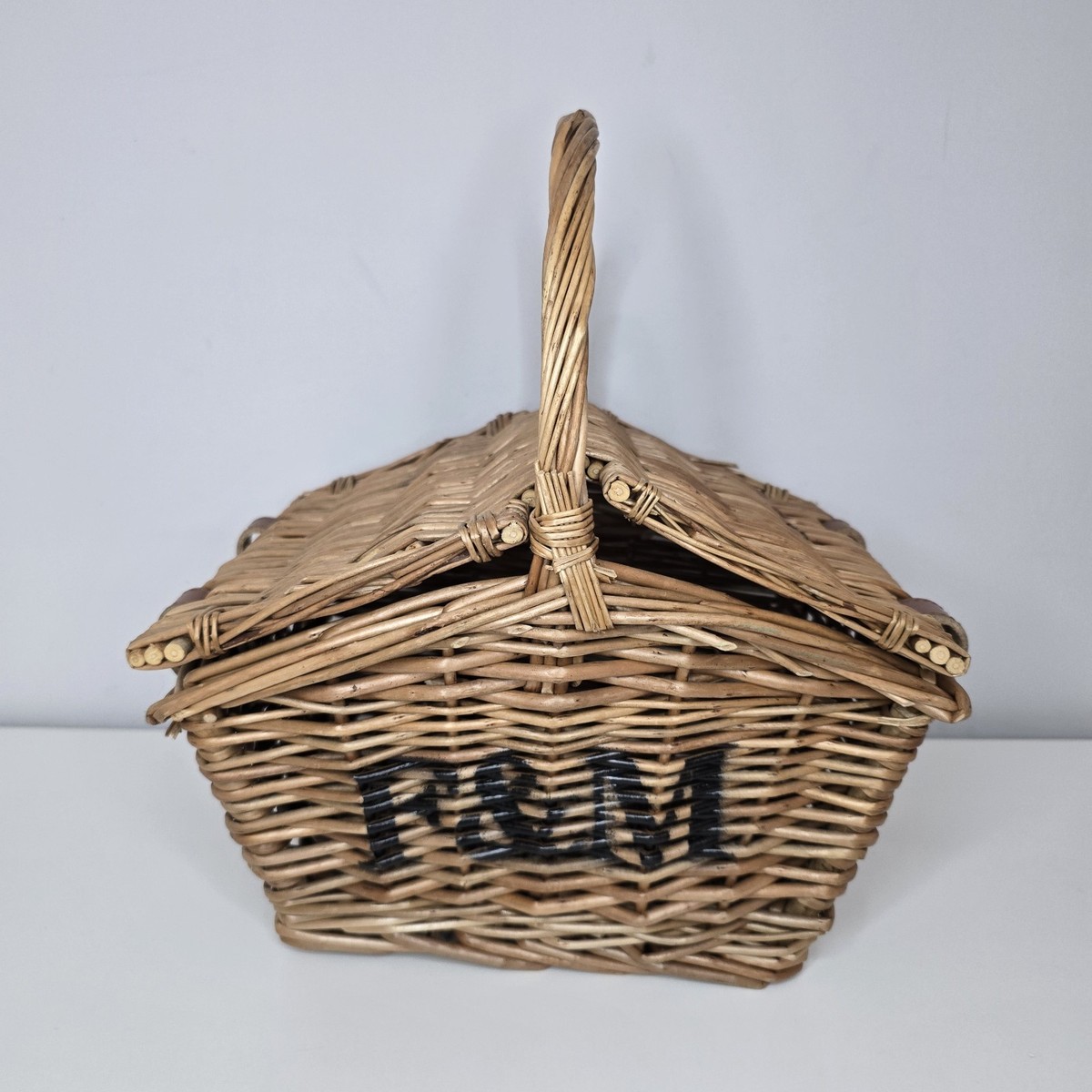 Fortnum And Mason F&M Huntsman Picnic Hamper Wicker Basket With