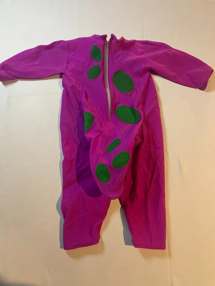 Vintage Barney Costume Boy Girl 1 To 2 Years Toddler Dinosaur Purple - Image 4 of 4