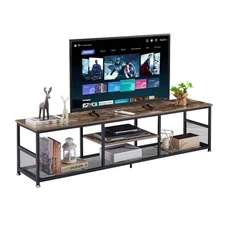 VECELO TV Stand for Televisions up to 80 Inch 70 Entertainment Center with Op...