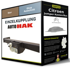 Starre Anhängerkupplung für CITROEN Jumper Kasten/Bus 94- Typ 230 Auto Hak NEU