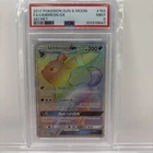 Pokemon TCG Umbreon GX 154/149 Rainbow Rare 2017 Sun and Moon PSA 9