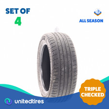 Set Of 4 Used 21555r17 Caldera Confidence All Season 94v - 6.5-8.532 Set Of 4 Used 21555r17 Caldera Confidence All Season 94v - 6.5-8.532