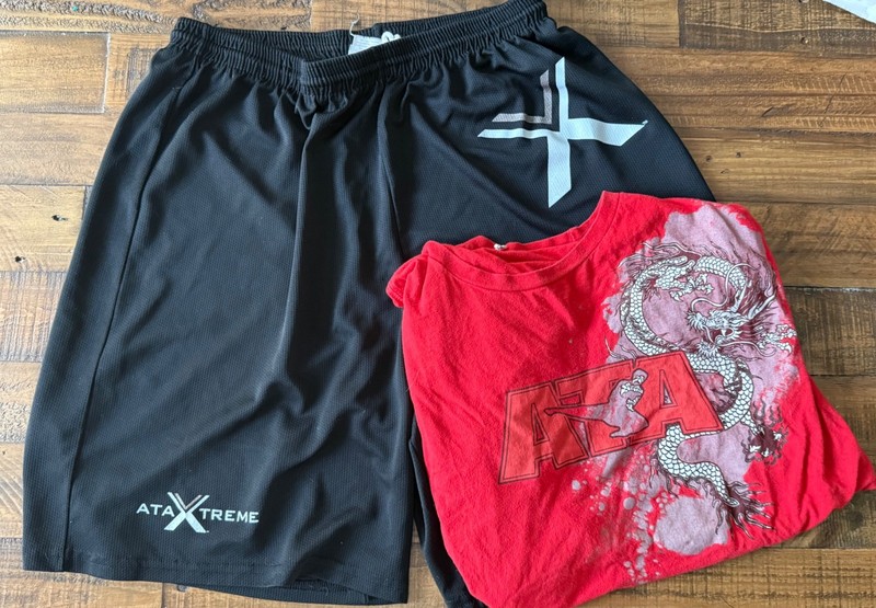 ATA Extreme Training Shorts with bonus Dragon Shirt- martial arts uniform