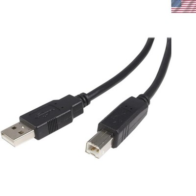 Reliable 15 ft USB 2.0 A to B Cable for Fast Data Transfer & Device Connectivity