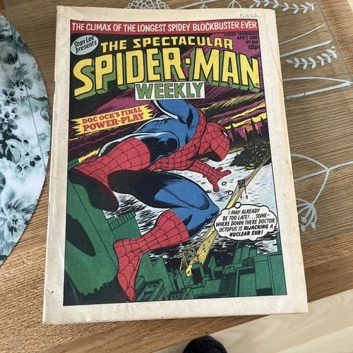 The Spectacular Spider-Man 369 (1980) Vintage Marvel U.K. Weekly