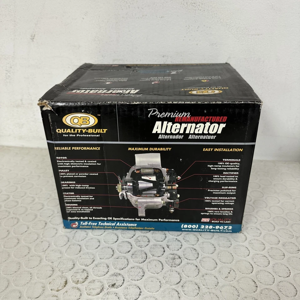 Alternator Quality-Built 11017 Reman fits 04-08 Nissan Maxima 3.5L-V6 - Image 3 of 4