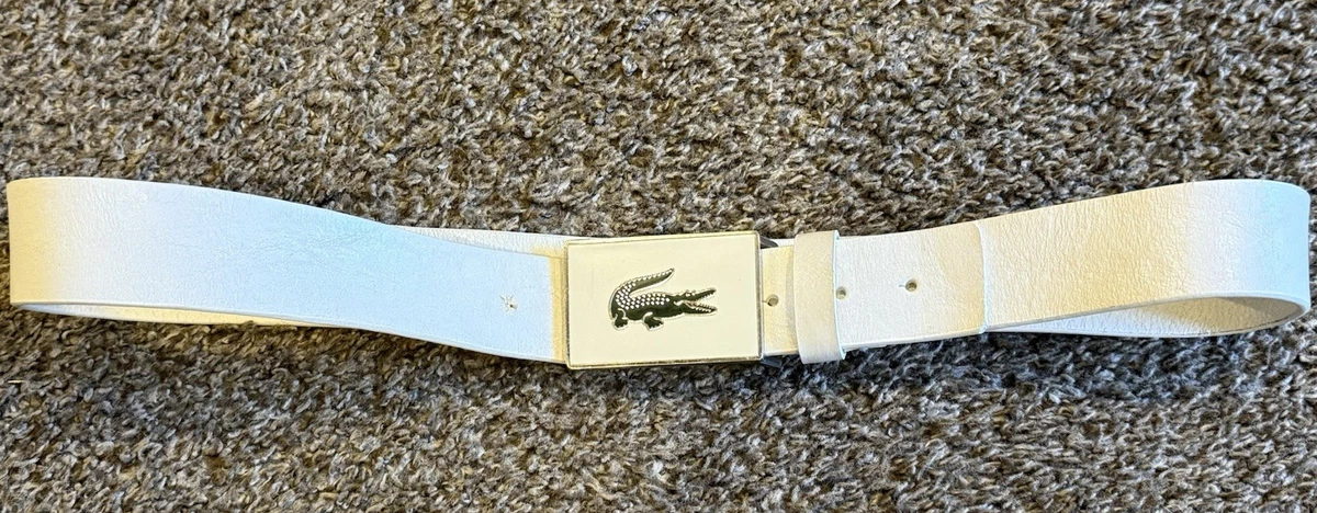 LACOSTE White Belts for Men for sale | eBay