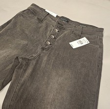 Sanctuary Luna Pants Cuffed/Uncuffed Relax Straight Dark Denim Women's 31 new