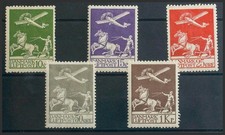 Denmark. Aerial. * MH Yvert 1/5. 1925. Complete Series. MAGNIFICENT. Yvert 2012: