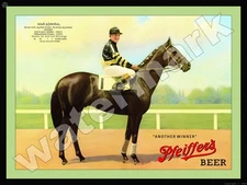 Pfeiffer's Beer "Another Winner" Metal Sign 3 Sizes to Choose From