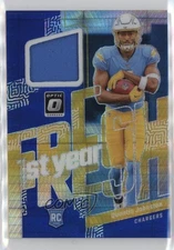 2023 Donruss Optic 1st Year Fresh Blue Hyper Prizm Quentin Johnston Rookie RC