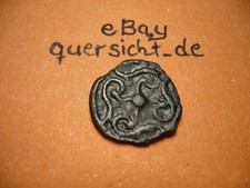 RZADKIE: Celty: Durocasses (2.-1. Century pne) Potin 18,49 mm 2,49 g (CA6996)