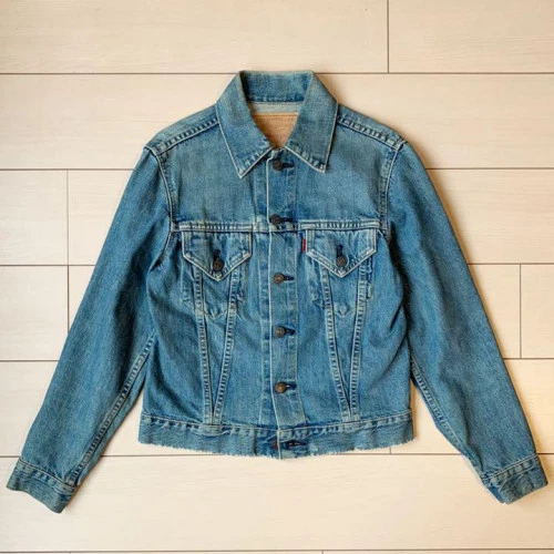 Levi's 71557-02 Third Denim Jacket Size: 34 Blue 1995 Made VG limited From JAPAN