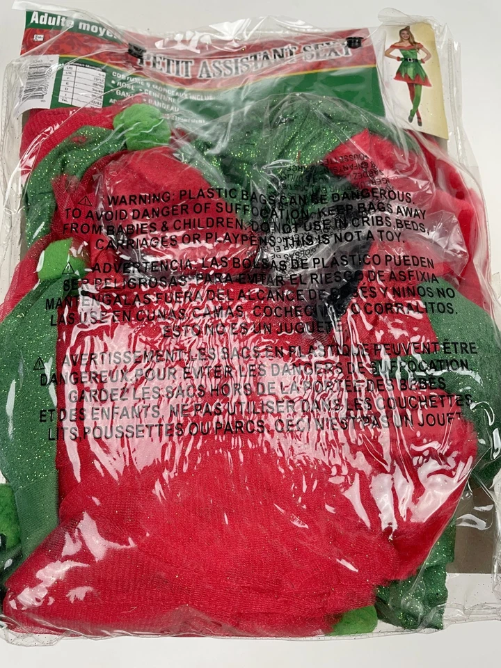 Pequeño (2-4) Sexy Pequeño Ayudante Disfraz Adulto Navidad Halloween Elfo 503 Foto 4 de 4