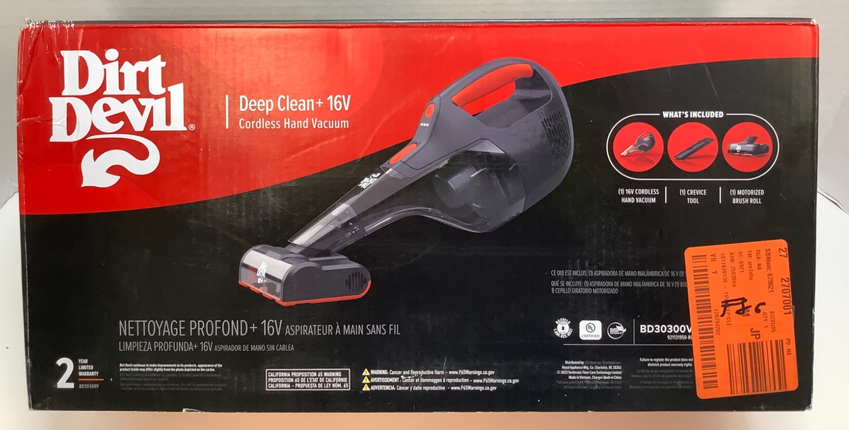 Dirt Devil 16V Cordless Handheld Vacuum, w/Motorized Pet Tool