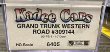 Kadee Cars HO Scale #6405 50’ PS-1 10’ Door Grand Trunk Western NIB