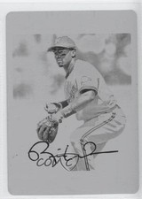 2007 Topps Printing Plate Black 1/1 Rickie Weeks #366 9bw