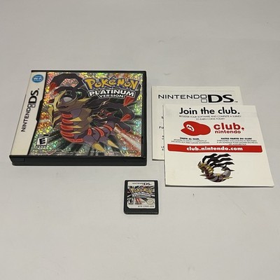 Pokemon Platinum Version (Nintendo DS, 2009) No Manual Tested Authentic