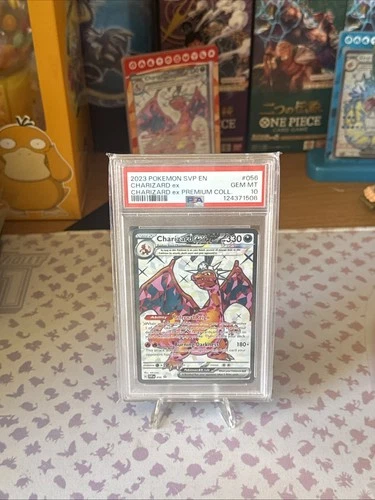 Pokémon 2023 Charizard ex 056 Scarlet & Violet Promo Full Art Holo PSA 10
