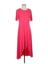 H By Halston Women Pink Casual Dress S