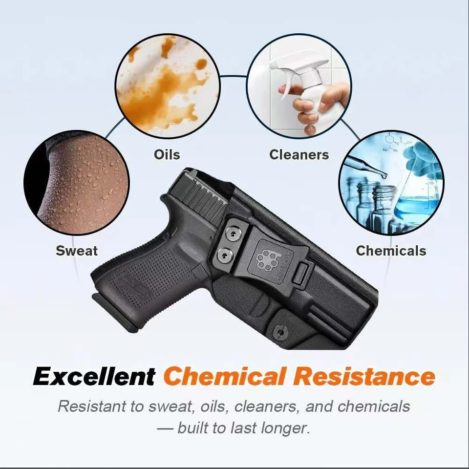 Funda interior Glock17/22/31 IWB OWB Kydex ajuste: Glock 17 22 31 (Gen 1-5) Foto 4 de 4