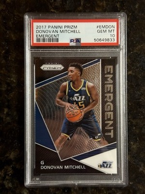 2017-18 Panini Prizm Emergent Donovan Mitchell #EM-DON (RC) Rookie 