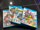 Nintendo Wii U Video Game Lot - Donkey Kong Mario 3D World Nintendo Land