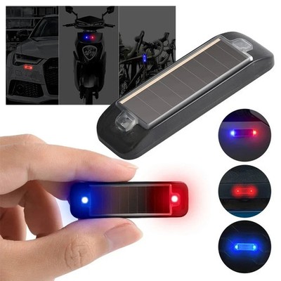 LED Solar Auto Attrappe Alarm Diebstahlsicherung blinkende Warnleuchte Sicherheitssystem UK