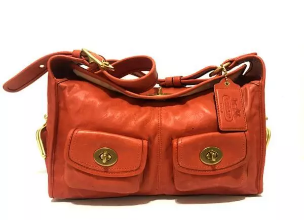 Bags | Burnt Orange Coach Bag | Poshmark