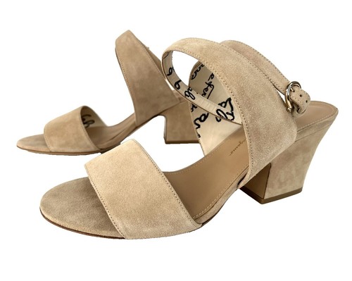 Salvatore Ferragamo Sandals US8 RED Suede 01B924 Used | eBay