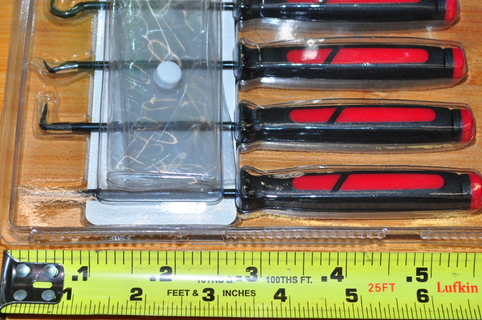 Mayhew CatsPaw 4pc Mini Hook & Pick Set With Pouch, Orange #60003 - Foto 2