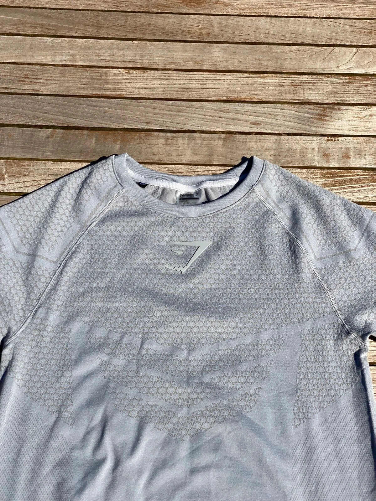 Gymshark Grey medium RARE Onyx V2 T-Shirt image 4