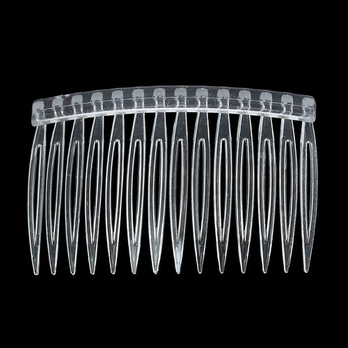 3 Pcs Plastic Hair Comb Combs Slides Wedding Hair Accessory 70x45mm (PHAR-R018) - Picture 11 of 23