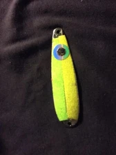 High Percentage Salmon Trolling Spoon With Hyper Vis Tape Not Paint 4 3/4”