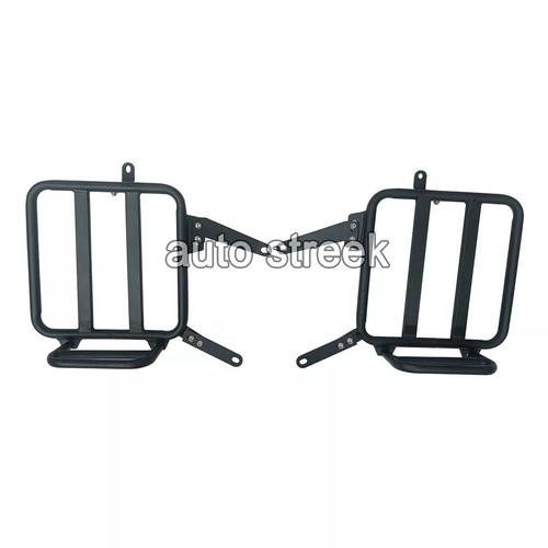 Alforjas de cuero negro brillante con montaje para Royal Enfield Shotgun 650 - Imagen 7 de 12