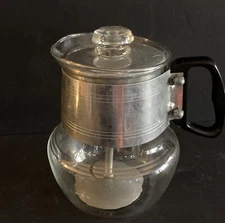vintage silex 4 cup stovetop perculator