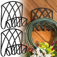 2 Suncast Metal Wall Mount Garden 100ft Hose Hangers Rust Resistant Yard Storage on sale 2 Suncast Metal Wall Mount Garden 100ft Hose Hangers Rust Resistant Yard Storage on sale