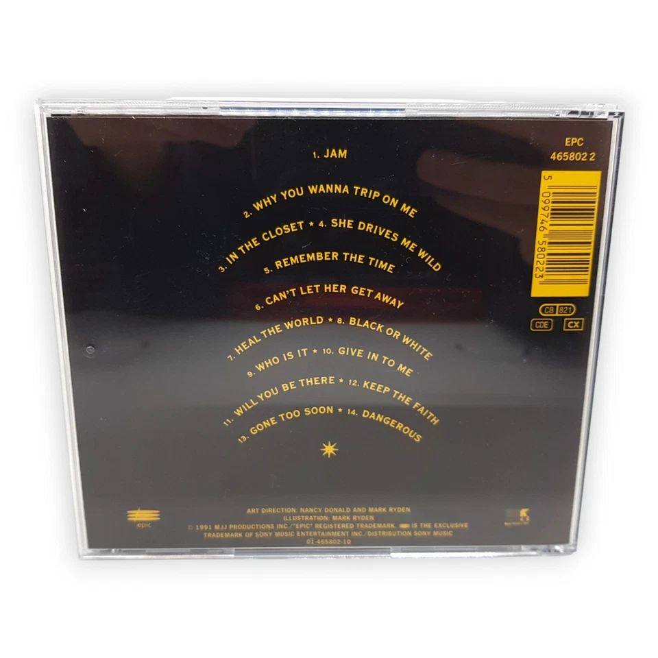 Dangerous Michael Jackson CD Album 1991 MJJ Remember The Time Heal The World - Bild 2 von 4