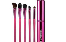 Sephora Eye Brush Set: Shadow/Smudge/Angled Liner/Cream Shadow/Angled Shadow