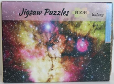 Galaxy 1000pc 19x29 Jigsaw Puzzle w Adhesive Mounting Board n Poster Outer Space