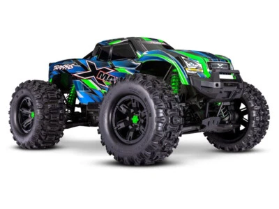 Traxxas X-Maxx 1:7 Monster Truck RTR 4WD belted VXL-8S vert Brushless sans ba... - Photo 1/4