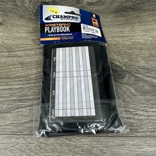 Champro Sports Wristband Playbook Top Flip Ups with Playcards Adult