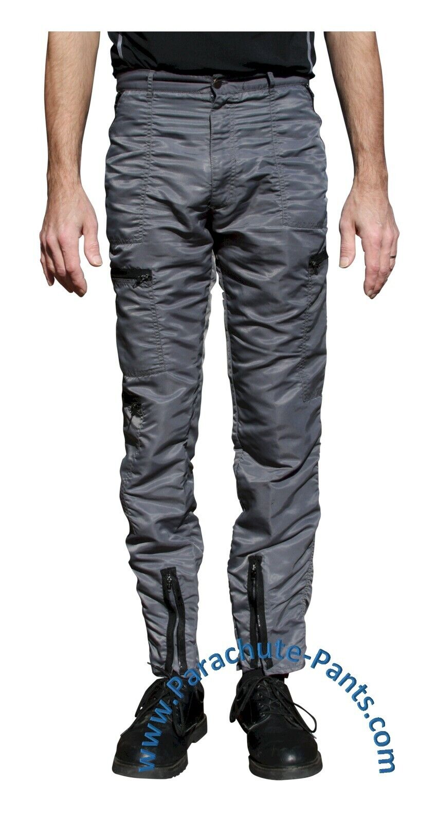 Nylon Parachute Pants 80s Men's Vintage Shiny & Tight… - Gem