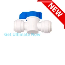 3/8" QC x 3/8" QC Inline Shutoff Valve -Hydrologic