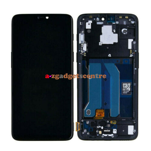 For OnePlus 6/OnePlus 6T LCD Display Glass Touch Screen Digitizer±Frame Assembly - Picture 2 of 3