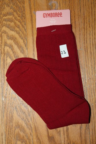 Gymboree GIRLS Basic KNEE SOCKS ribbed BACK to SCHOOL Navy PINK Red BROWN 5 7 yr - Picture 15 of 21