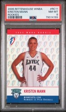 2005 Rittenhouse WNBA Rookie Kristen Mann PSA 8 UCSB UC Santa Barbara Gauchos