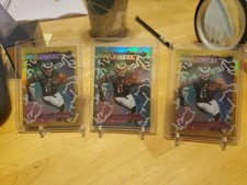 (3) 2015 FINEST JORDAN MATTHEWS 95 THROWBACK 2 GOLD 91/125 OF 199 AND BASE 