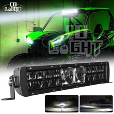 Colight 12" inch Laser Led Light Bar Super Bright Offroad For Kawasaki Teryx 4WD