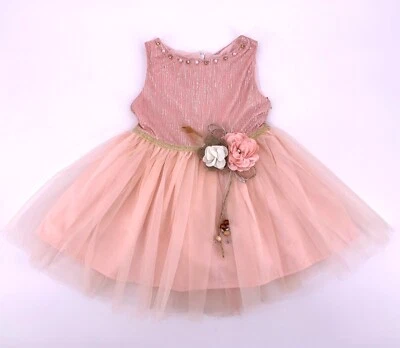Mädchenkleid festlich, Blumen, Tüll Princess, Blumenkleid, Gr. 92, 98, 104, 110 - Bild 1 von 4